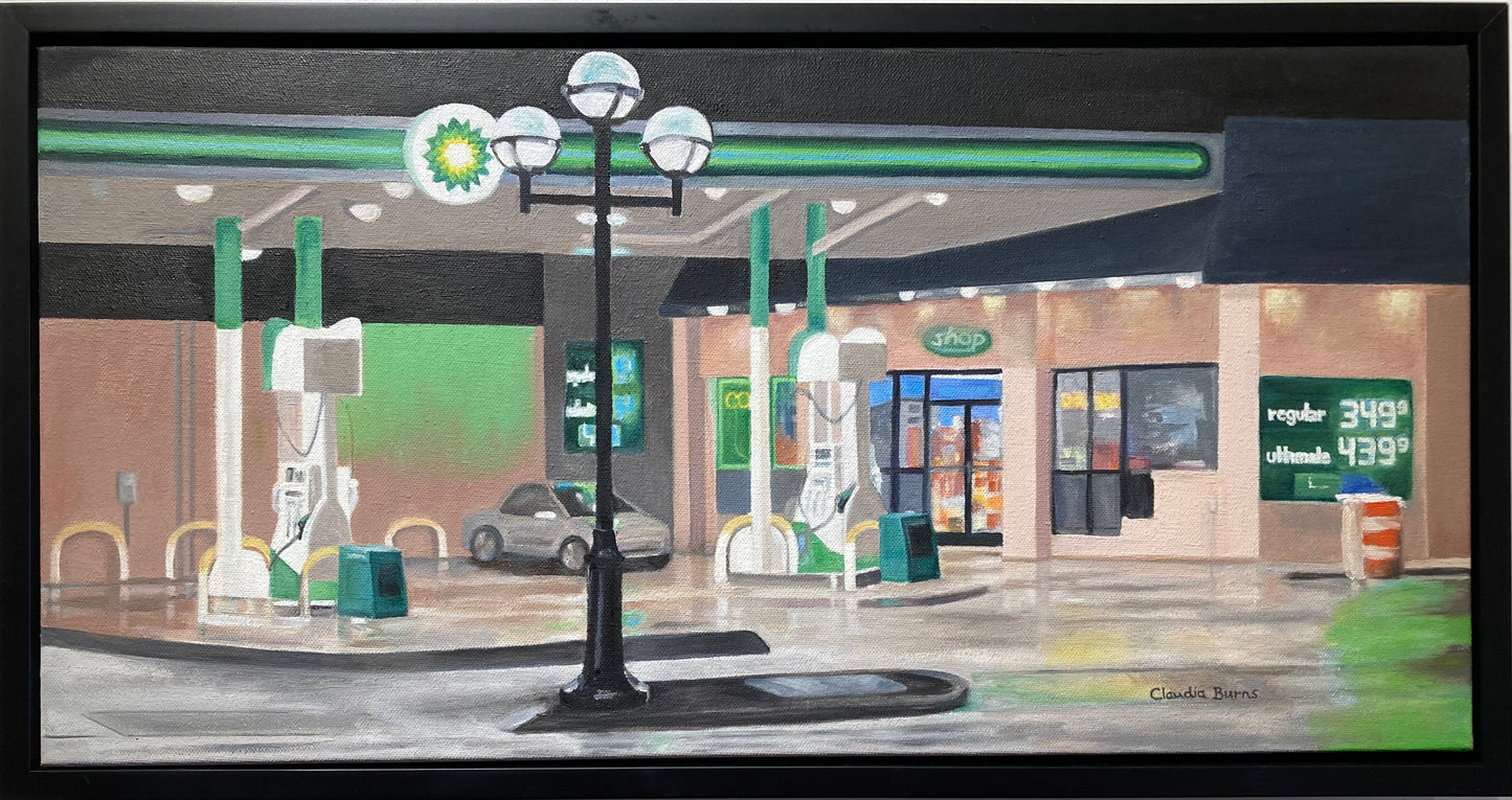 Rainy Night at the BP