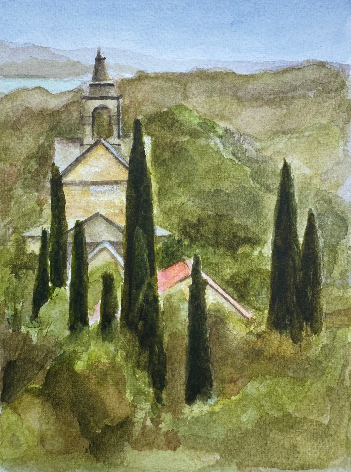 Outside Arles